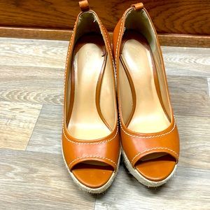 Beautiful espadrille wedges shoes designed by Charles and Keith